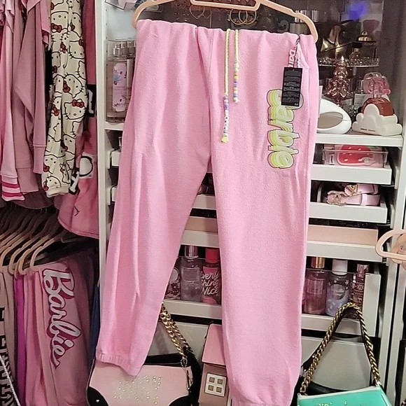 Forever 21 Pants Jumpsuits Forever X Barbie Pink Knit